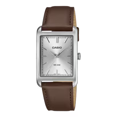 Reloj Casio MTP-B215L-7AV Blanco Cuero