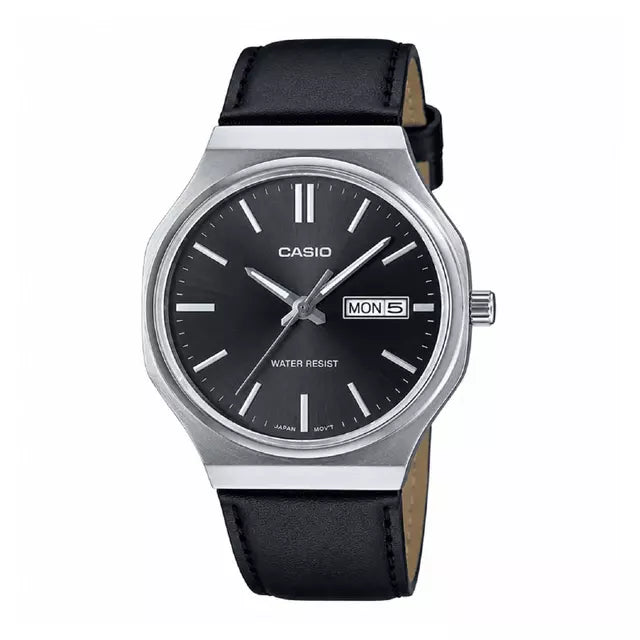 Reloj Casio MTP-E735L-8AVD Acero Cuero 50M
