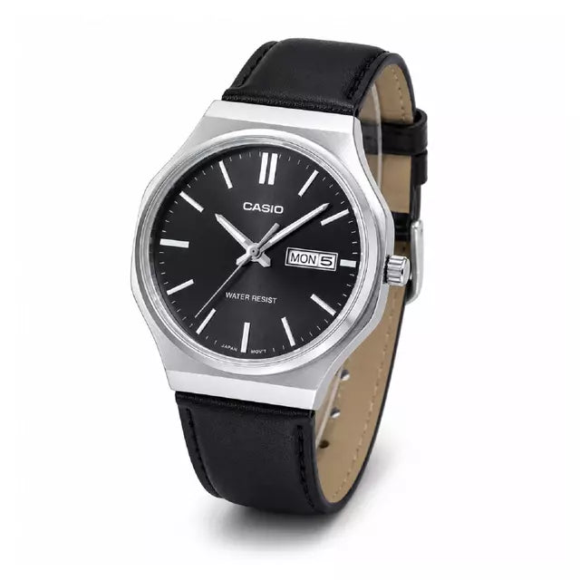 Reloj Casio MTP-E735L-8AVD Acero Cuero 50M