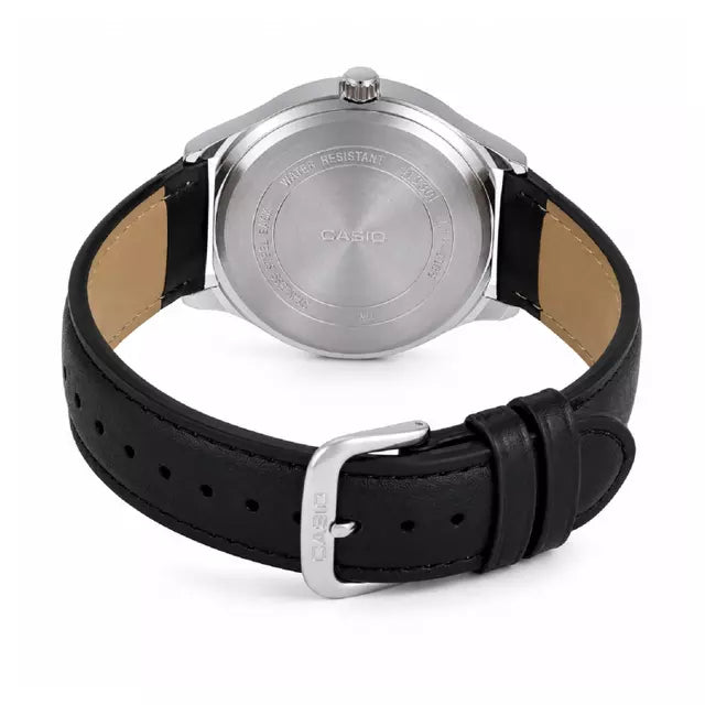 Reloj Casio MTP-E735L-8AVD Acero Cuero 50M
