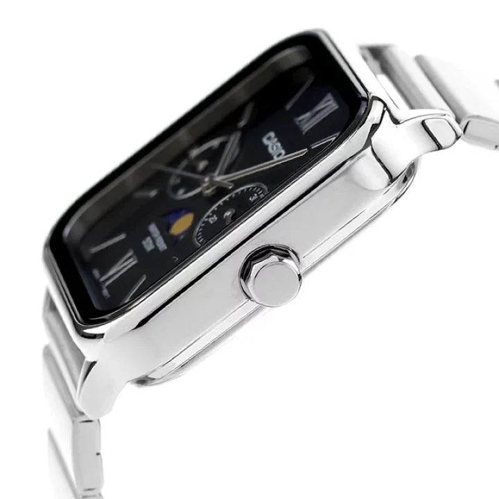 Reloj Casio MTP-M305D-1A2VDF Acero Fases Lunares Día Fecha 50M