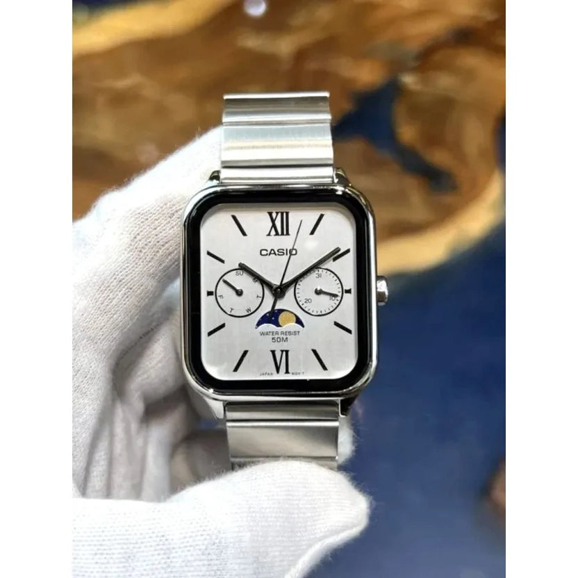 Reloj Casio MTP-M305D-7A2VDF Acero Fases Lunares 50M