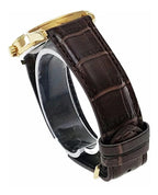 Reloj Casio MTP-V001GL-1B Dorado Correa de Cuero Café