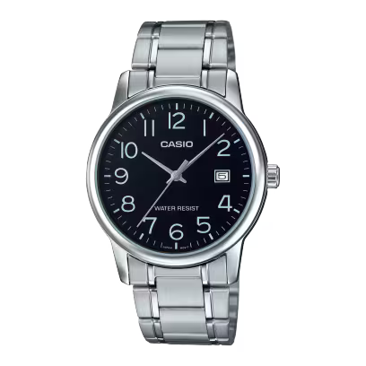 Reloj Casio MTP-V002D-1B Negro Acero