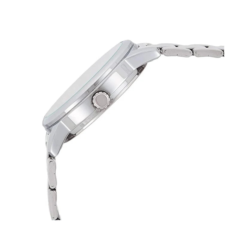 Reloj Casio MTP-V002D-1B3 Acero Inoxidable Esfera Negra Clásico Elegante