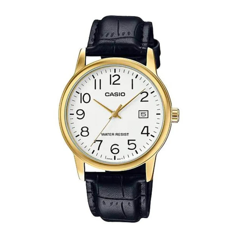 Reloj Casio MTP-V002GL-7B2 Dorado Cuero