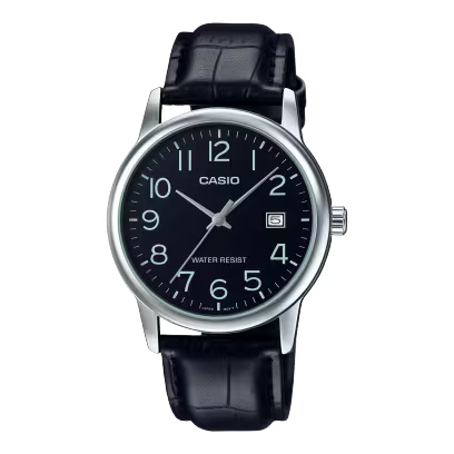 Reloj Casio MTP-V002L-1B Negro Cuero