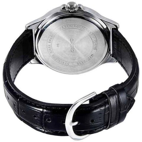 Reloj Casio MTP-V002L-1B Negro Cuero