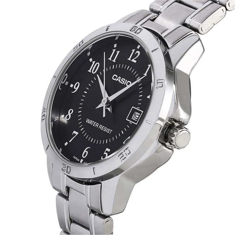 Reloj Casio MTP-V004D-1B Negro Acero