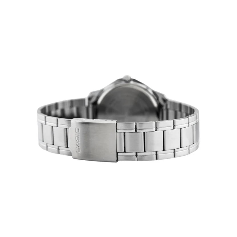 Reloj Casio MTP-V004D-2B Acero Inoxidable Esfera Azul Clásico Elegante