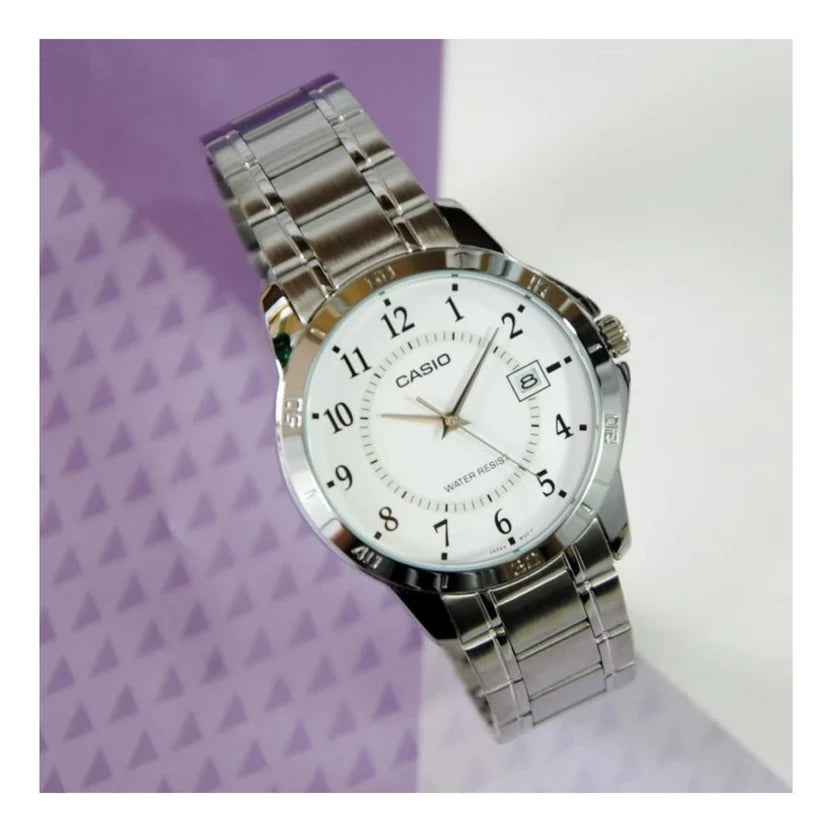 Reloj Casio MTP-V004D-7BU Plateado Acero