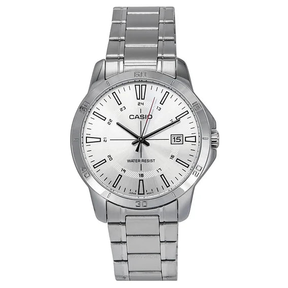 Reloj Casio MTP-V004D-7CUD Acero Inoxidable Fecha Water Resistant