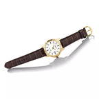 Reloj Casio MTP-V004GL-7A Dorado Correa de Cuero Café