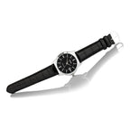 Reloj Casio MTP-V004L-1A Cuero Negro Esfera Negra Fecha 30M
