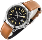 Reloj Casio MTP-V004L-1B2 Original Cuero Café Claro
