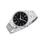Reloj Casio MTP-V005D-1B Acero Inoxidable Esfera Negra Fecha 30M
