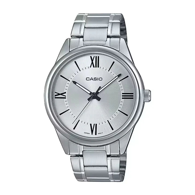 Reloj Casio MTP-V005D-7B5 Plateado Acero Water Resistant