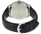 Reloj Casio MTP-V005L-1B4 Correa de Cuero Negro Esfera Negra Clásico