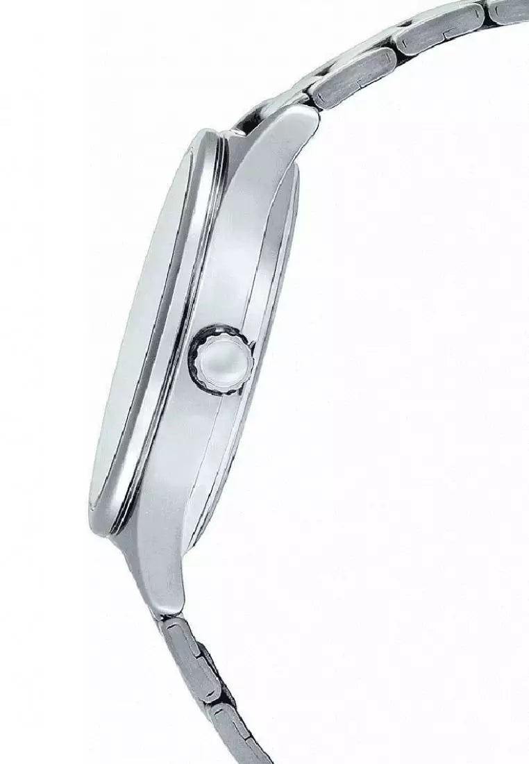 Reloj Casio MTP-V006D-1B2 Acero Inoxidable Esfera Negra Clásico Elegante