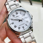 Reloj Casio MTP-V006D-7B Acero Inoxidable Esfera Blanca Clásico