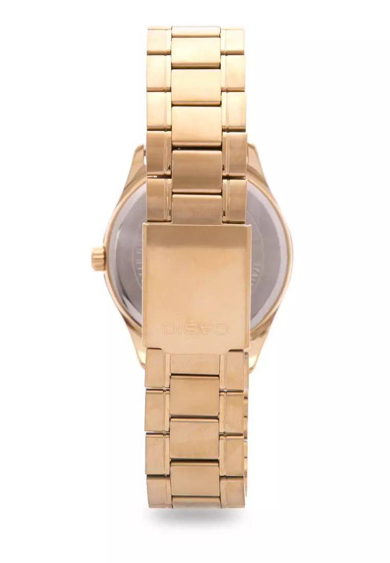 Reloj Casio MTP-V006G-9B Dorado Acero Inoxidable Fecha 30M