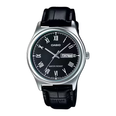 Reloj Casio MTP-V006L-1B Correa de Cuero Negro