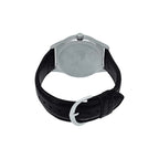 Reloj Casio MTP-V006L-7B Correa de Cuero Negro Esfera Blanca Clásico Elegante