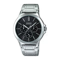 Reloj Casio MTP-V300D-1A Negro Acero Water Resistant