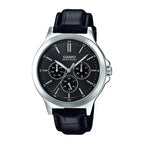 Reloj Casio MTP-V300L-1AUDF Negro Cuero Water Resistant