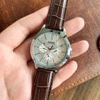 Reloj Casio MTP-V300L-7AUDF Cuero Día Fecha 24 Horas