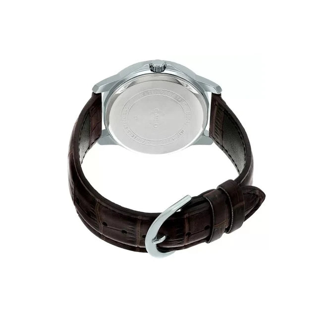 Reloj Casio MTP-V300L-7AUDF Cuero Día Fecha 24 Horas