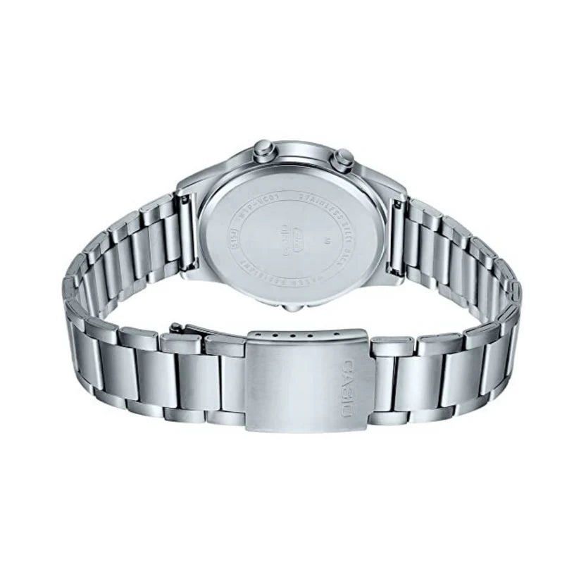 Reloj Casio MTP-VC01D-3E Acero Inoxidable Esfera Verde Clásico Elegante