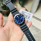 Reloj Casio MTP-VD01-2EV Esfera Azul Correa Resina Fecha 50M