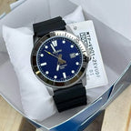 Reloj Casio MTP-VD01-2EV Esfera Azul Correa Resina Fecha 50M
