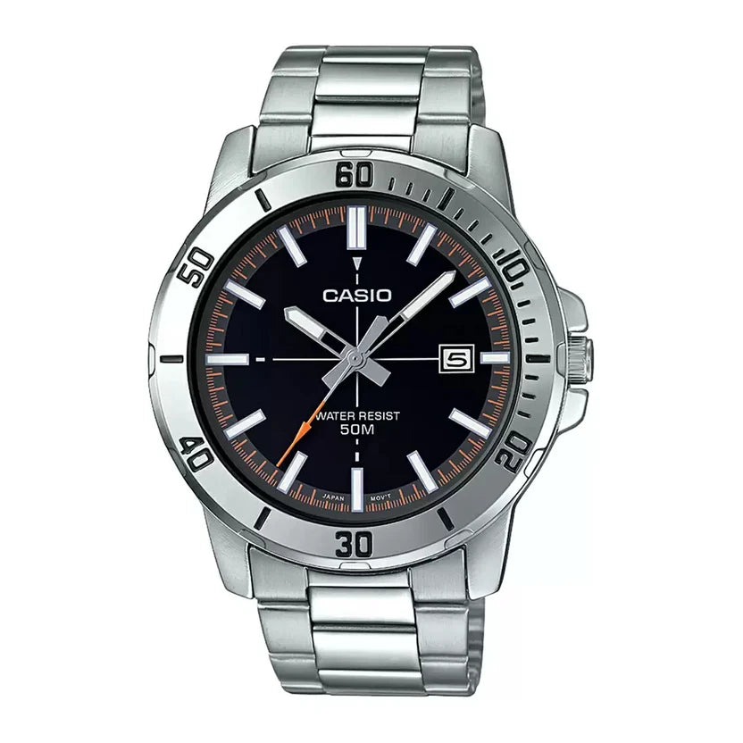 Reloj Casio MTP-VD01D-1E2VUDF Acero Fecha 50M