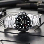 Reloj Casio MTP-VD01D-1EV Acero Inoxidable Esfera Negra 50M