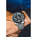 Reloj Casio MTP-VD01D-1EV Acero Inoxidable Esfera Negra 50M