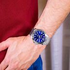 Reloj Casio MTP-VD01D-2BV Acero Inoxidable Azul Fecha 50M