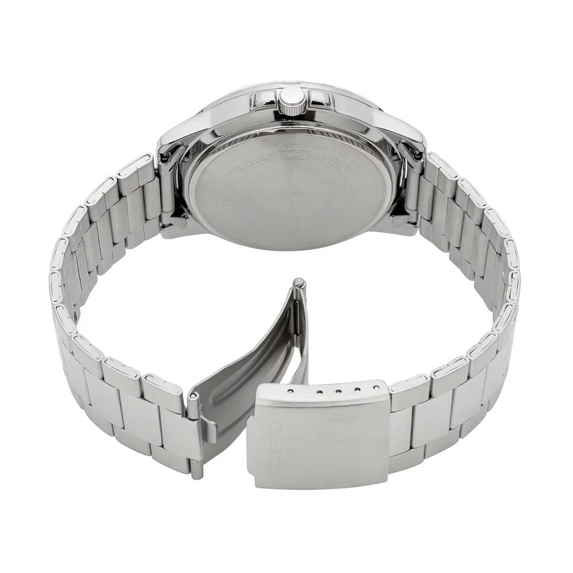 Reloj Casio MTP-VD01D-2EV Acero Inoxidable Esfera Azul 50M