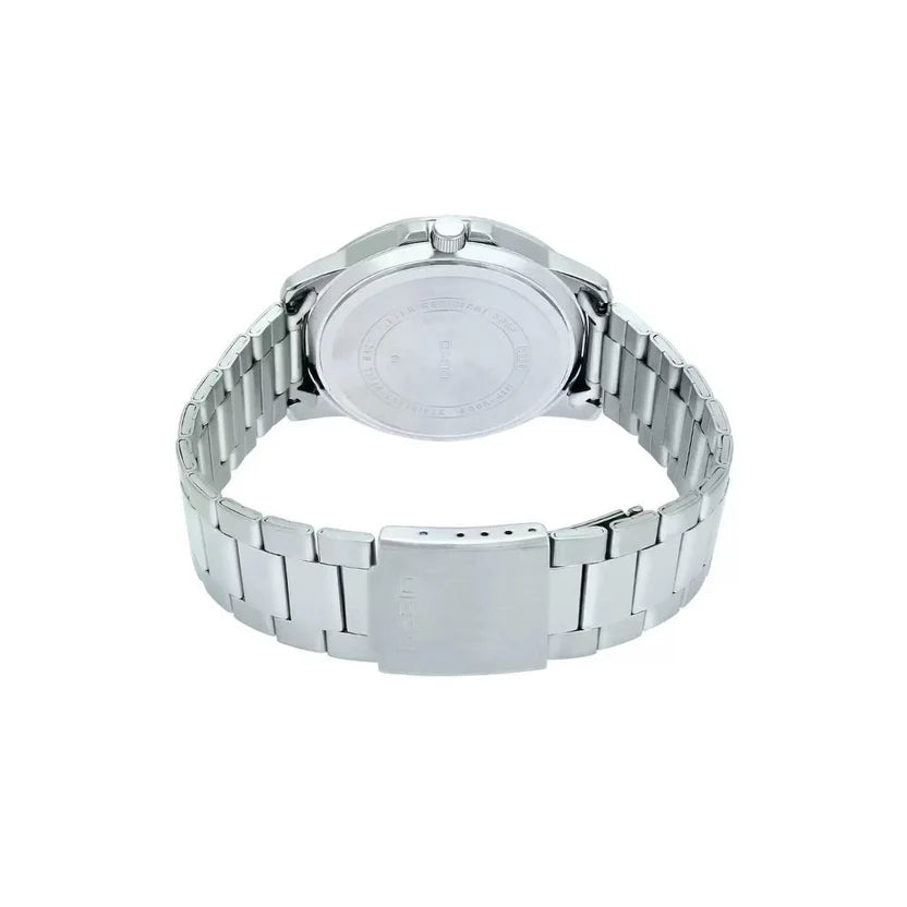Reloj Casio MTP-VD01D-3BV Acero Inoxidable Esfera Verde Fecha 50M