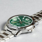 Reloj Casio MTP-VD01D-3BV Acero Inoxidable Esfera Verde Fecha 50M