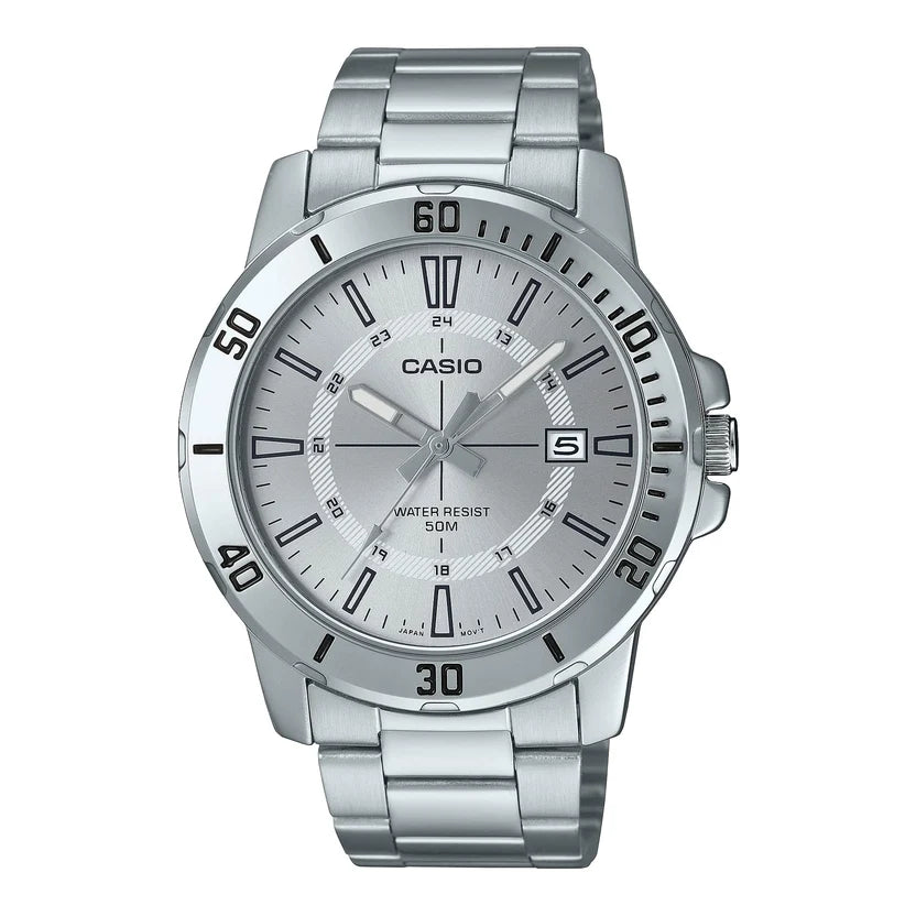 Reloj Casio MTP-VD01D-7CVUDF Acero Fecha 50M