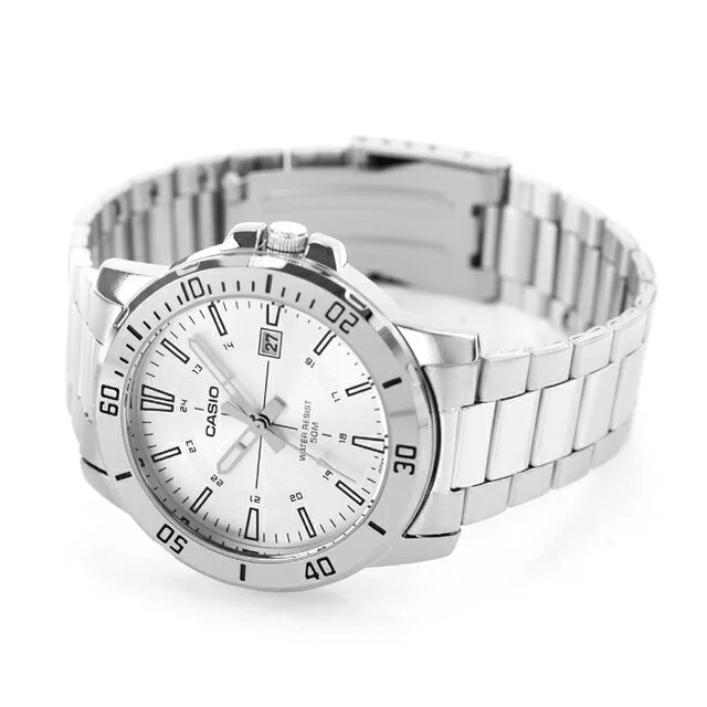 Reloj Casio MTP-VD01D-7CVUDF Acero Fecha 50M