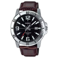 Reloj Casio MTP-VD01L-1BV Correa de Cuero Café