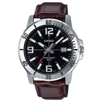 Reloj Casio MTP-VD01L-1BV Correa de Cuero Café