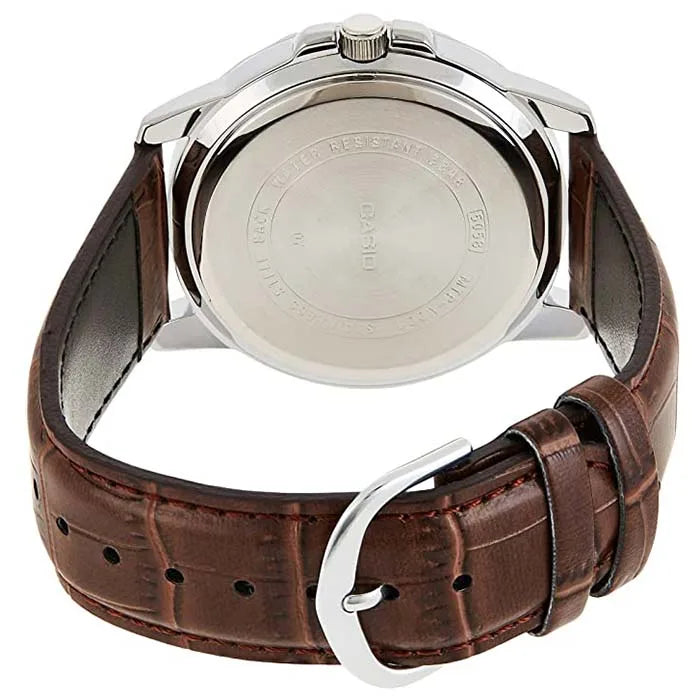 Reloj Casio MTP-VD01L-1BV Correa de Cuero Café