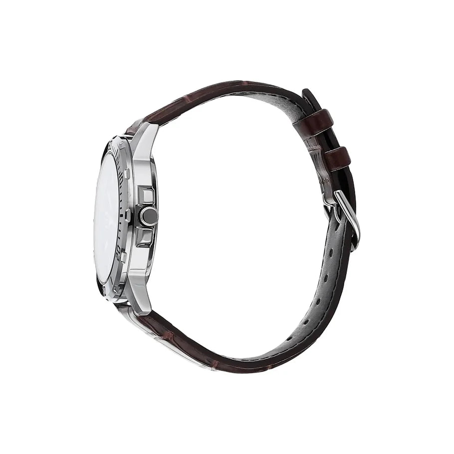 Reloj Casio MTP-VD01L-1BV Correa de Cuero Café