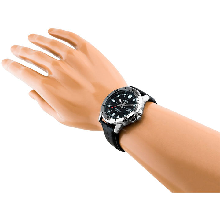 Reloj Casio MTP-VD01L-1EV Negro Cuero 50M