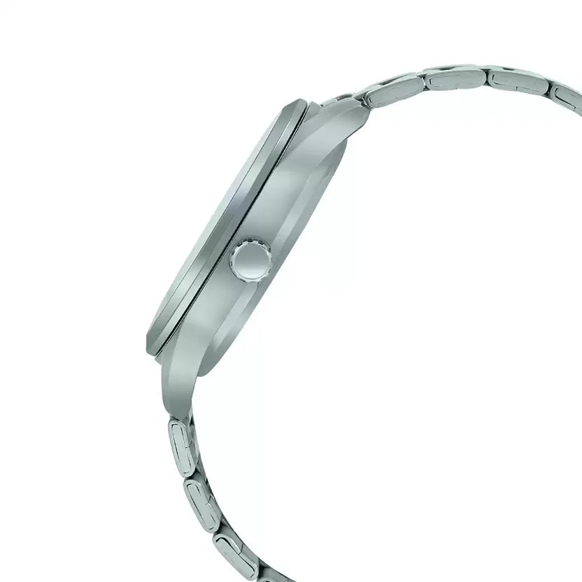 Reloj Casio MTP-VD02D-1E Acero Inoxidable Esfera Negra Fecha 50M