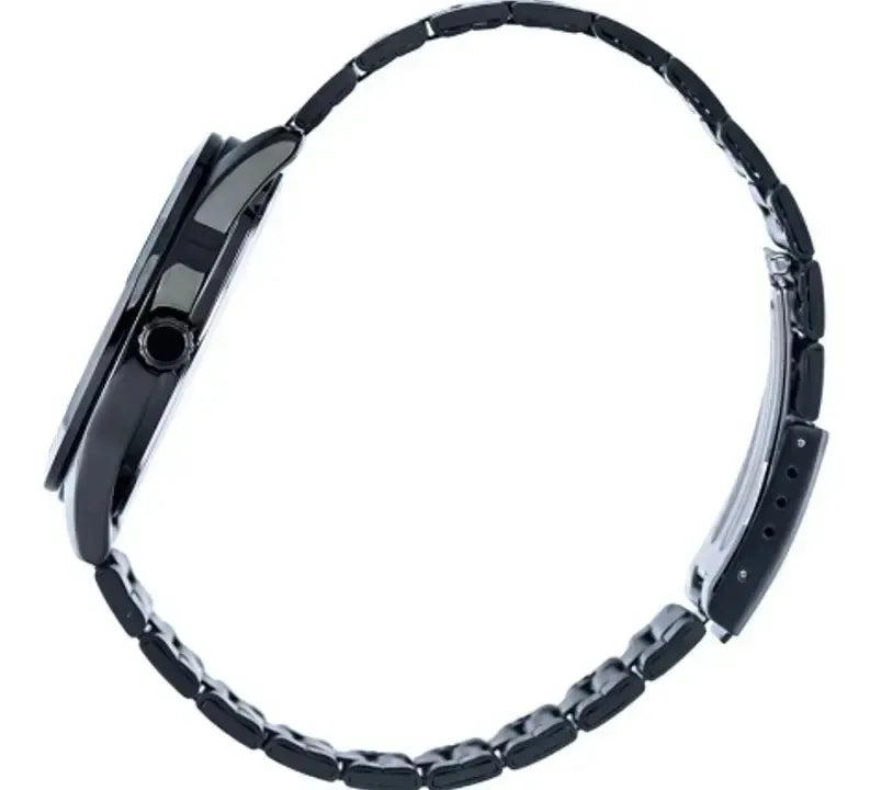 Reloj Casio MTP-VD03B-1A Negro Acero Inoxidable Esfera Negra 50M